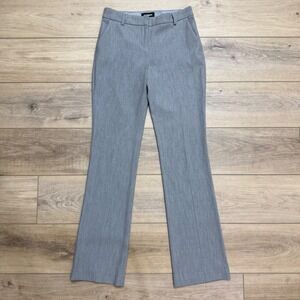 Express Columnist Barely Boot Mid Rise Stretch Grey Dress Pants Womens 2R